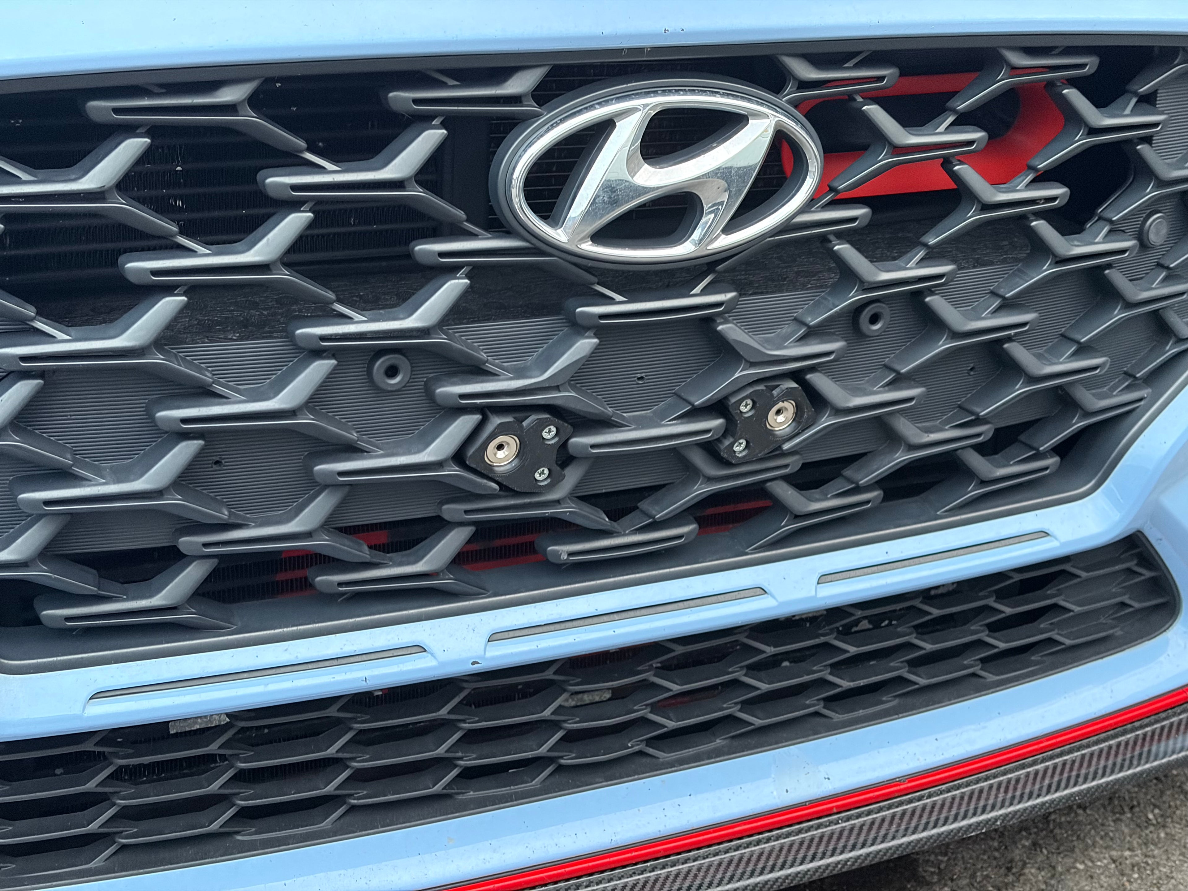 Hyundai i30N Facelift Magnetic number plate holders