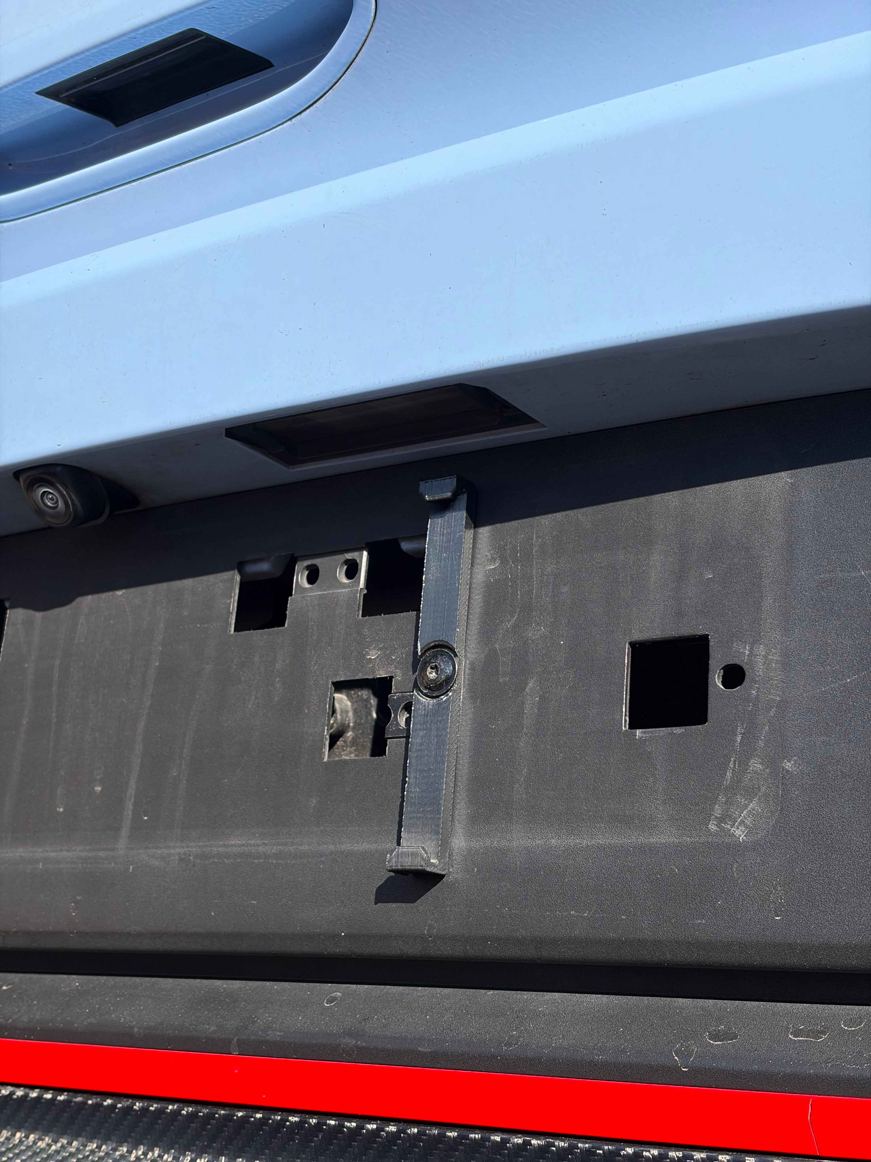 Universal Number plate clips